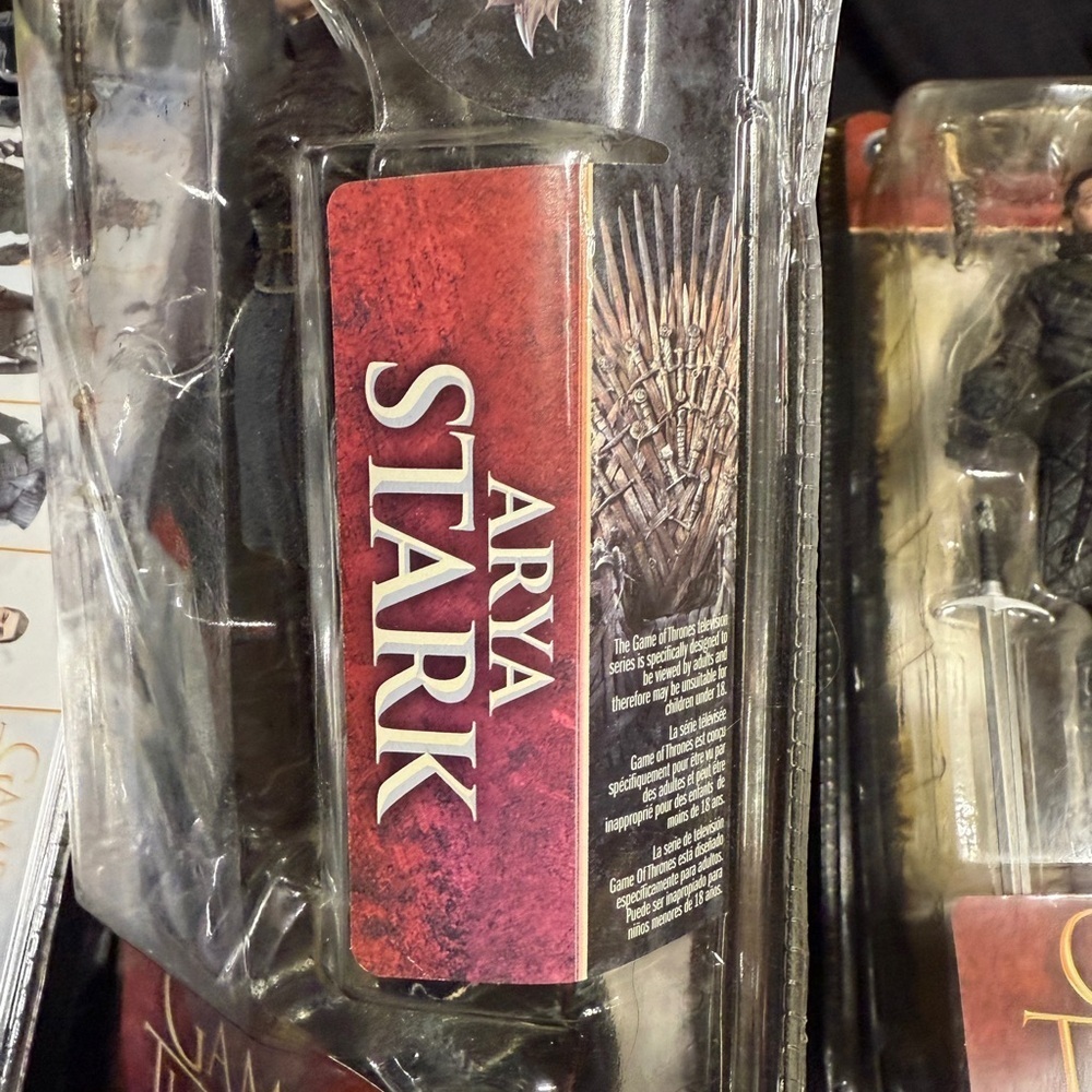 HBO Game of Thrones Action Figures Set Of 3 JonSnow, Arya, McFarlane Toys NEW - Picture 6 of 16